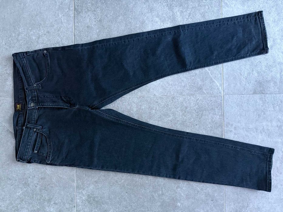 Granatowe ciemne spodnie Jeans jeansowe męskie Lee Luke W32L30 NOWE