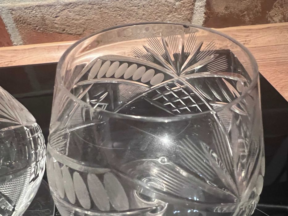 KIELISZKI KOMPLET 2 SZTUKI Z PRL unikatowe - vintage - zapraszam