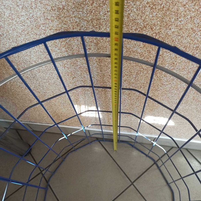 Kosz na śmieci druciany na duże worki do segregacji różne kolory