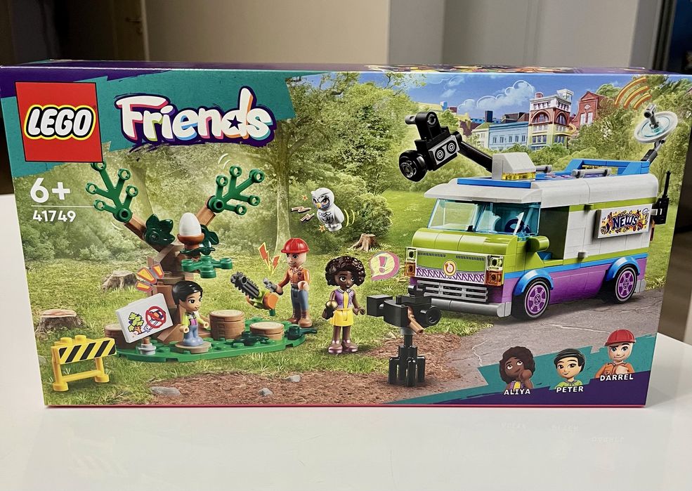 Nowe Lego Friends 41749 Samochód dziennikarza