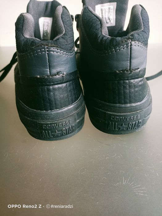 Buty Converse, r. 41, czarne, do kostki