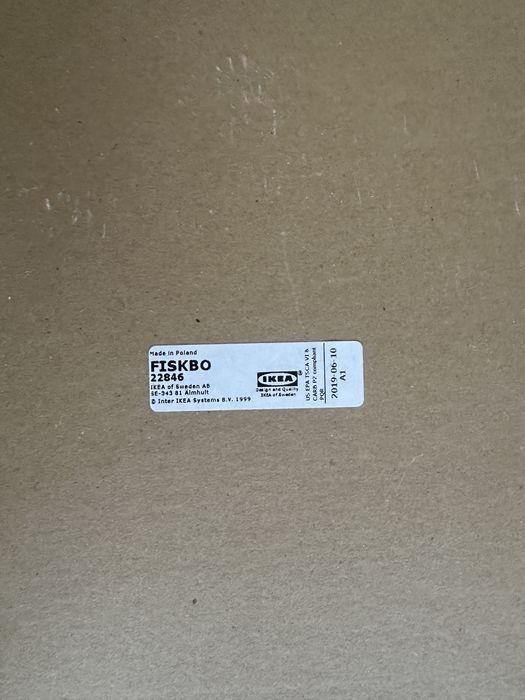 Komplet 7 ramek IKEA FISKBO 50x70 cm – Czarny | Stan dobry