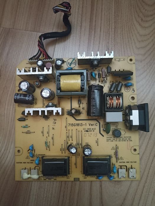 Плата блоку живлення та інвертора 715G1813-1 Ver:C.