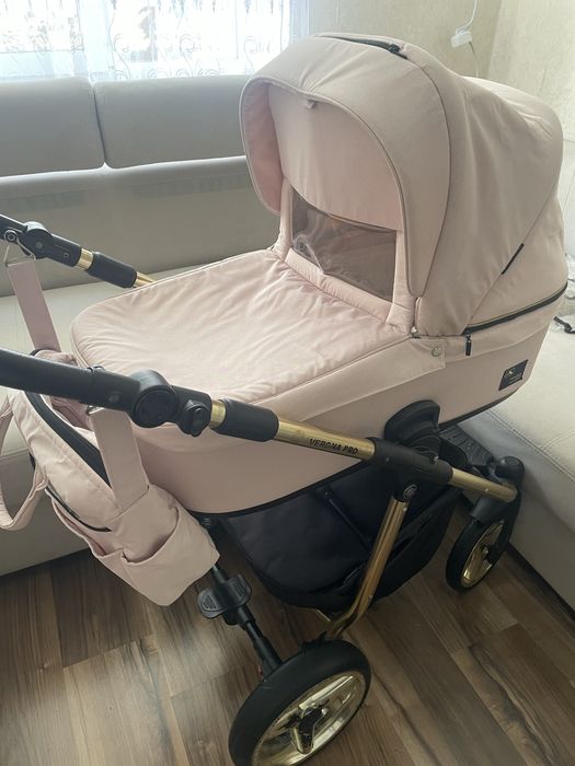 Коляска 2в1 для дівчинки