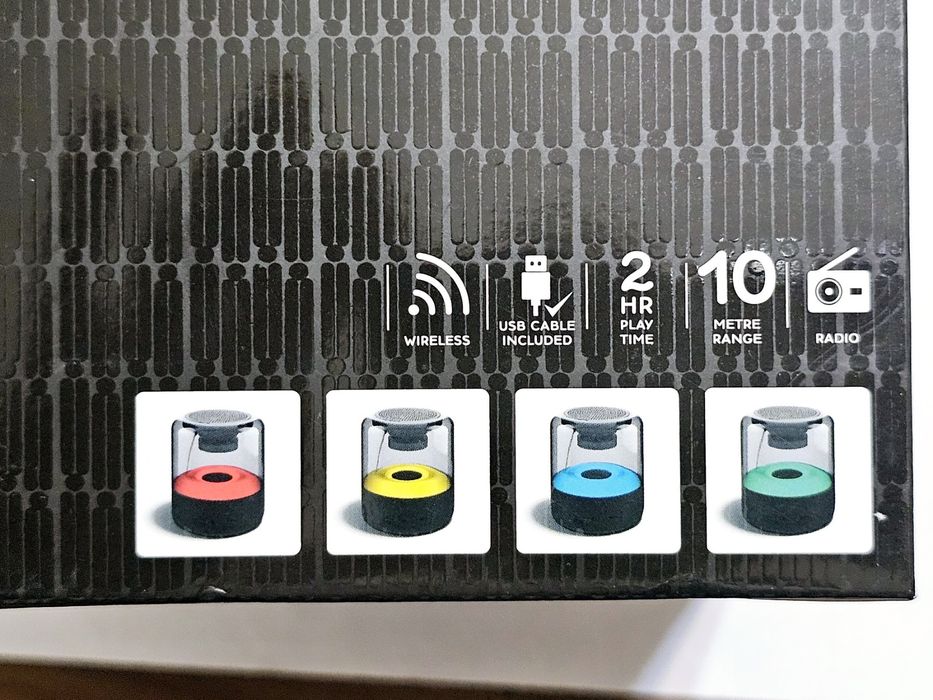 Колонка блютуз з радіо та RGB підсвіткою