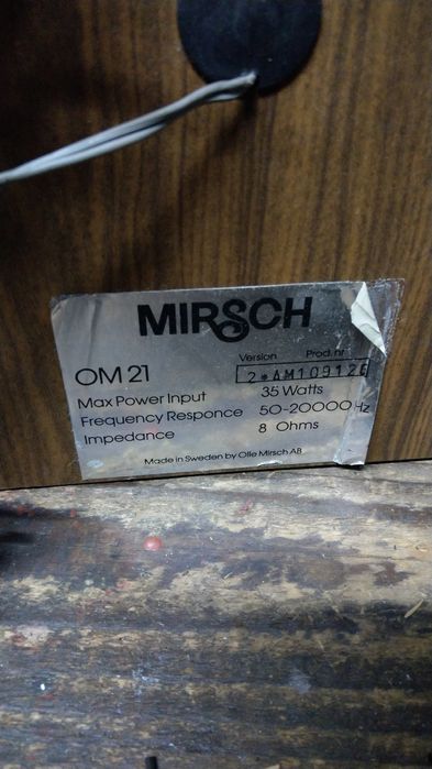 Kolumny mirsch szwedzkie