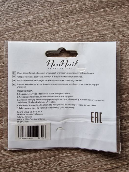 Naklejki na paznokcie NeoNail