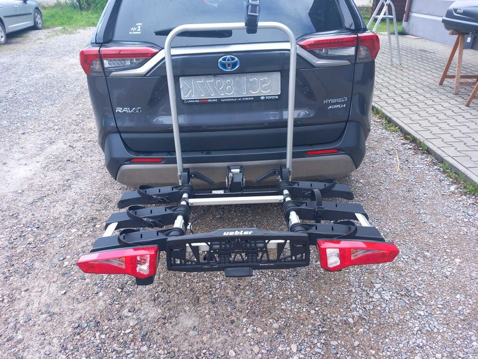 Bagażnik rowerowy na hak, platforma rowerowa - aż 72 kg nośności. Doskonały do przewożenia rowerów elektrycznych, karbonowych..