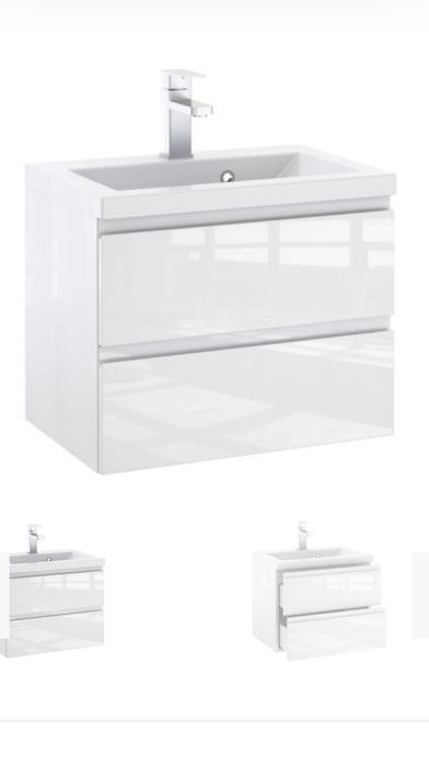 Szafka łazienkowa z umywalką 60cm