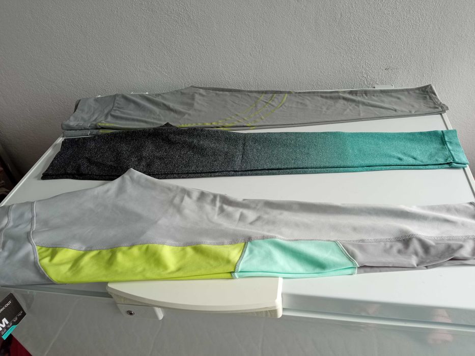 Para o dia a dia, caminhada, jogging ou exercício - 3 leggings XS e M