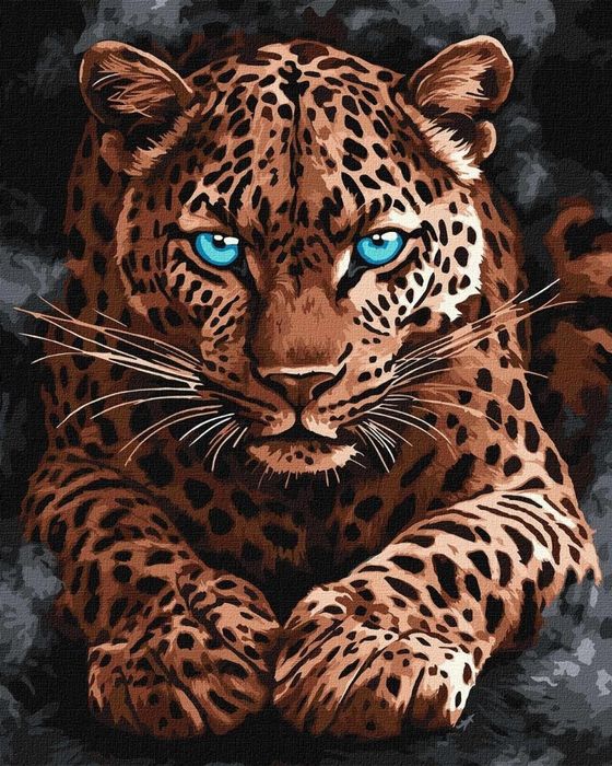 Malowanie po numerach - Dziki gepard 40x50cm Ideyka ,400x15 mm