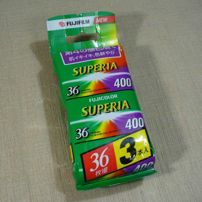 Фотоплівка Fujifilm Superia 400 / 36 кадрів