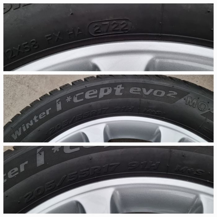 Koła Zimowe Alu 17" Mercedes A Klasa W177 B Klasa W247 CLA C118 5x112