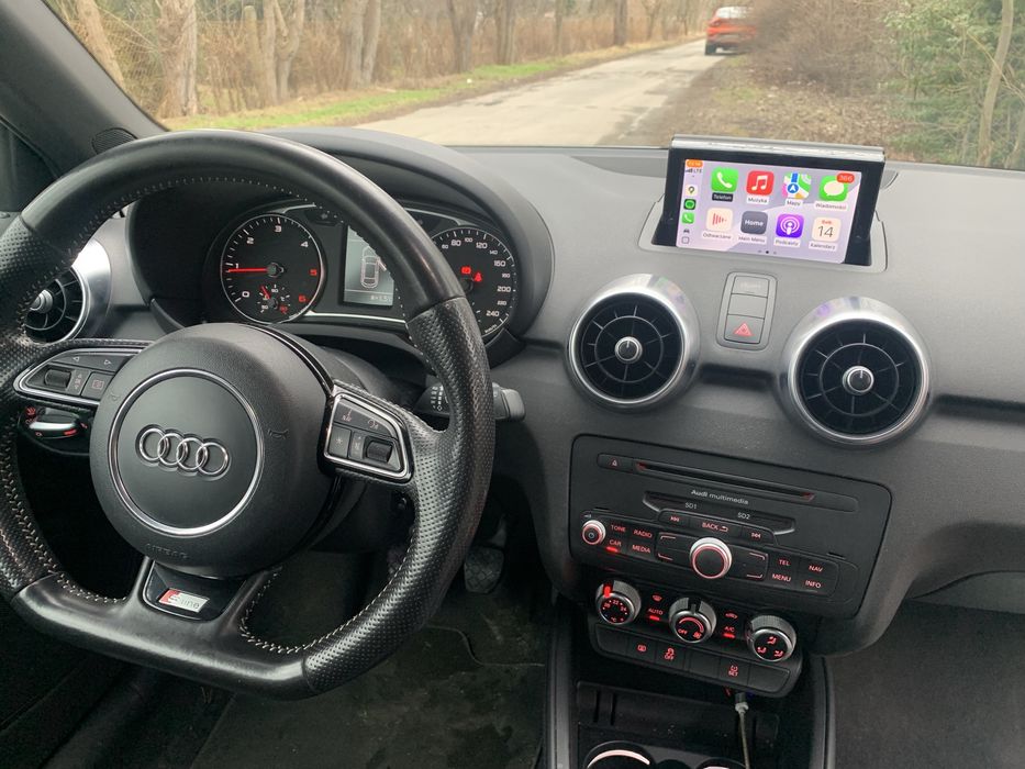 Audi a1 2.0Tdi s-line biala perla bi xenon navi CARPLAY
