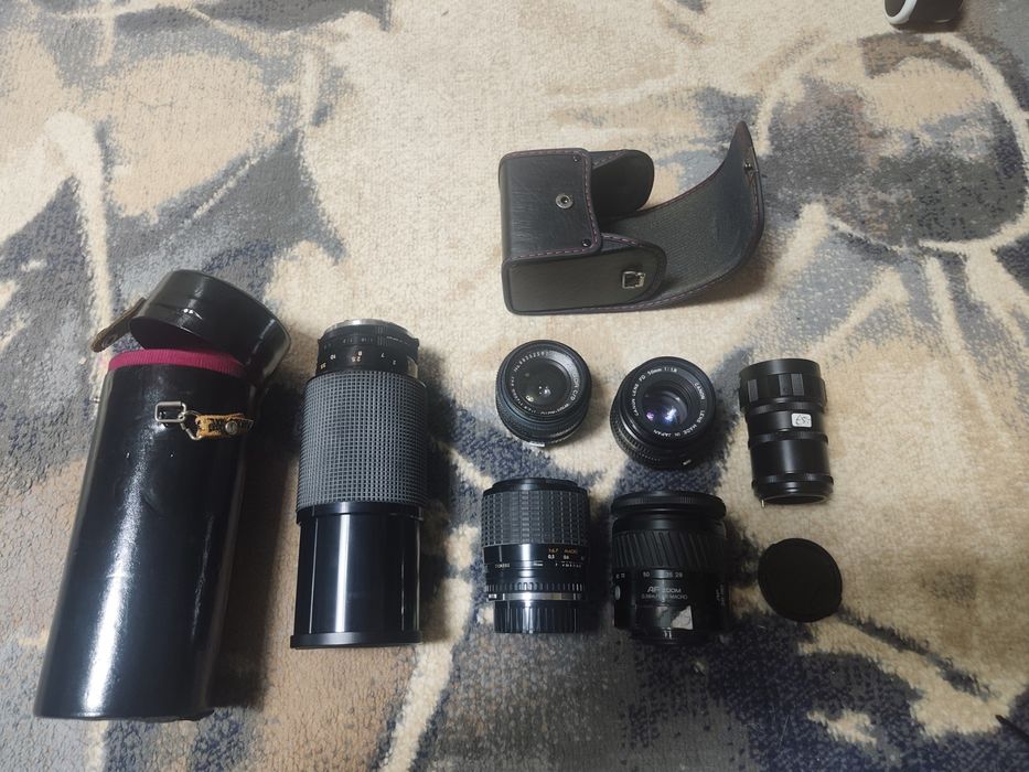 Фотоапарат плівковий  Olympus om 10 та об'єктиви