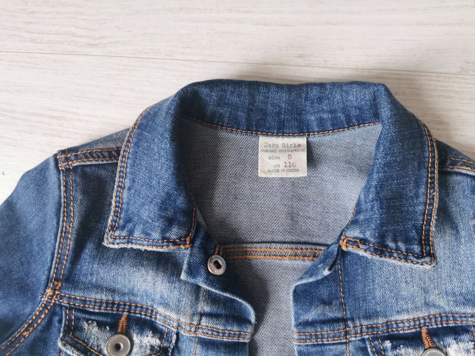 Kurtka jeansowa Zara roz 110