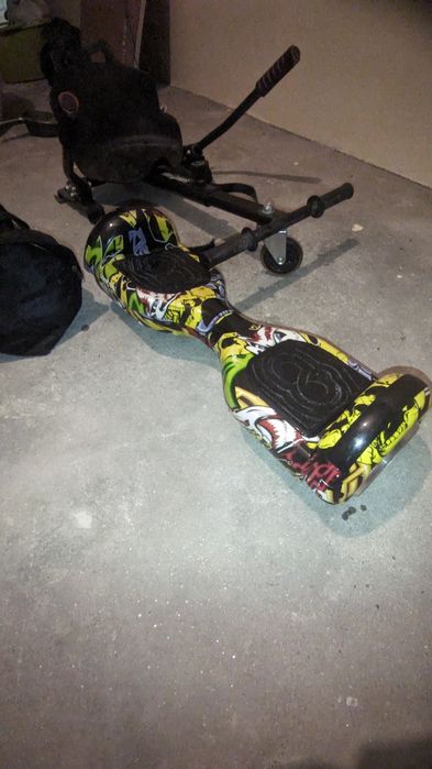 Conjunto hoverboard + kart pilot