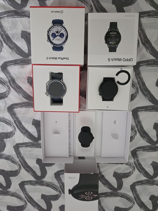 Oppo Watch S, OnePlus Watch 2 e Google Pixel 2 c/ NOVOS.  Fatura, garantia, caixa