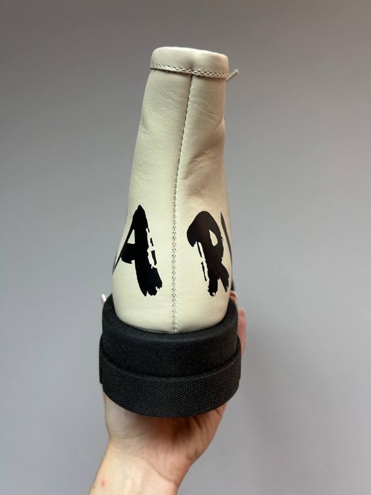 MEGA SALE -40% Женские ботинки KARL LAGERLFELD бежевые черевики хутро