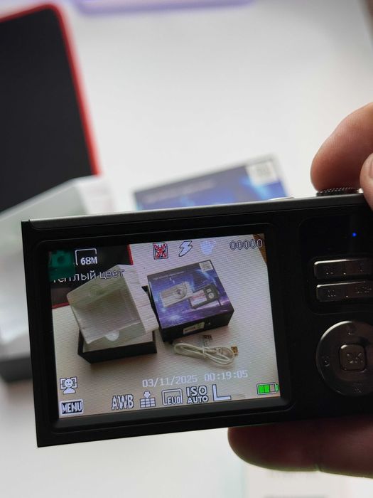 Цифровий фотоапарат 68 МП 4K 16х автофокус стабілізація зображення 2,8