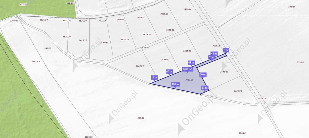Zbrosławice rolna 3014 m² - Widok 6