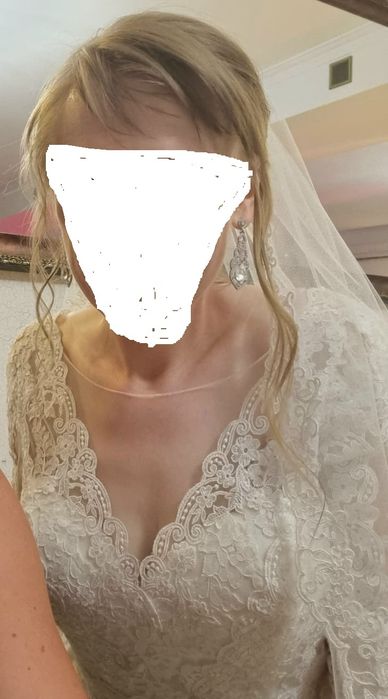 Suknia ślubna Modeca Forza + krótki welon