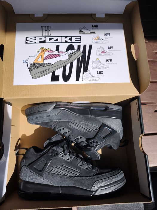 Nike Jordan Spizike Low (GS) – "Black Cat / Anthracite" roz.36