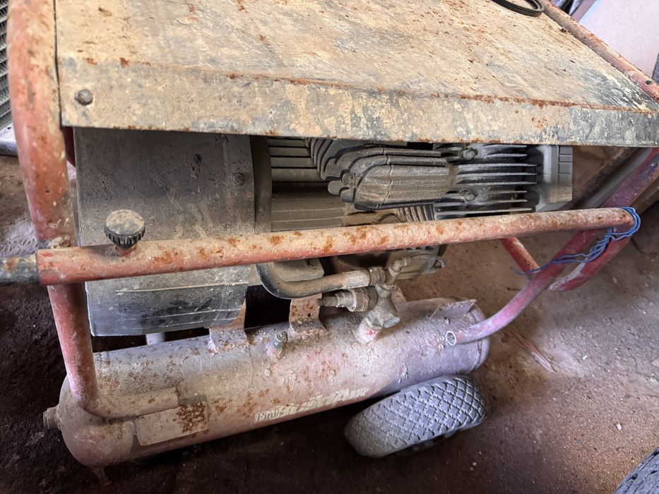 Compressor de 2 botijas para reboco