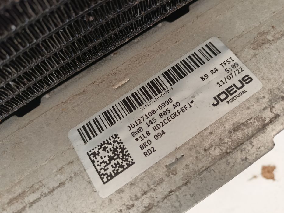 Audi A4 B9 A5 8W  2.0 komplet chłodnic chłodnice chłodnica wody klimy