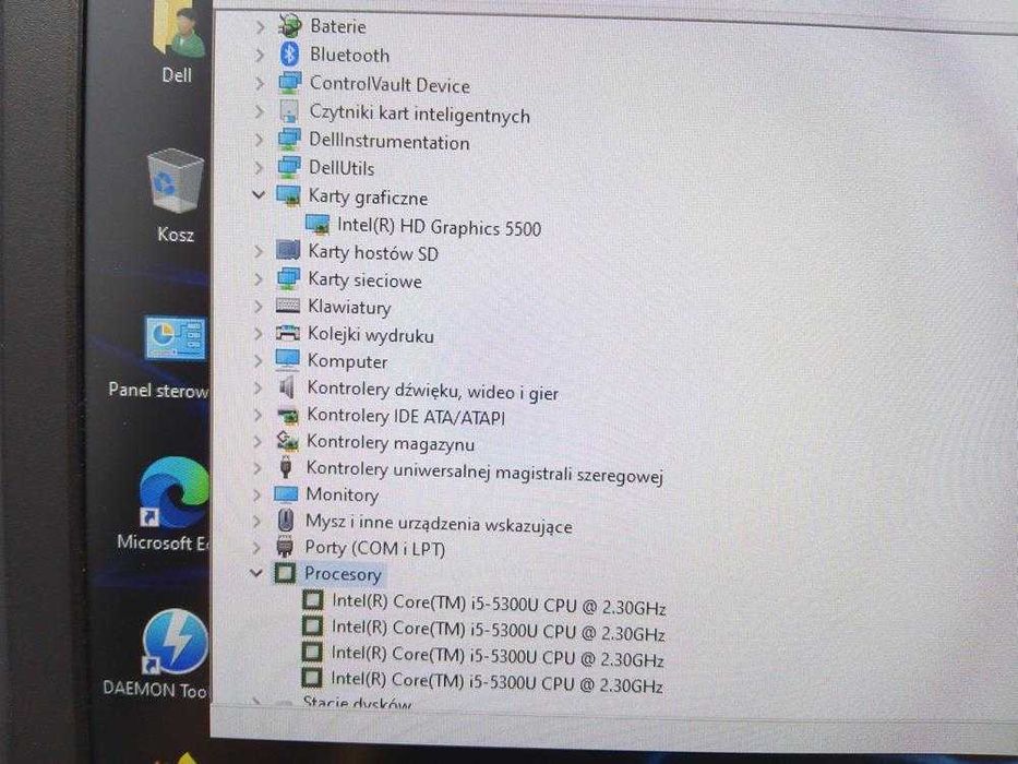Laptop Używany Dell E5450 i5 14 FHD 16GB 128 SSD Win11 Gwarancja FV