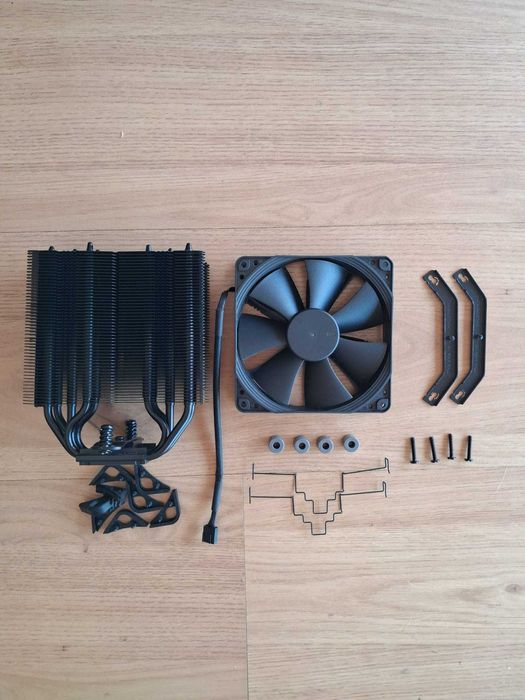 Air Cooler CPU Noctua NH-U12S chromax.black Classic 120mm Single Tower Preto