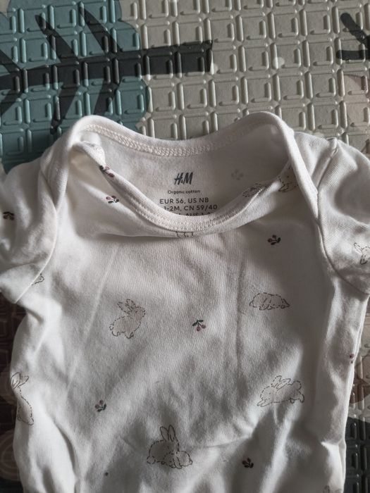 Komplet niemowlęcy H&M r. 56