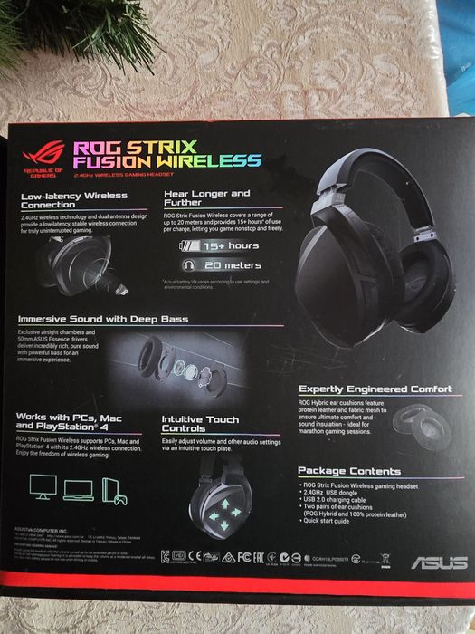 Rog Strix Fusion Wireless Headset