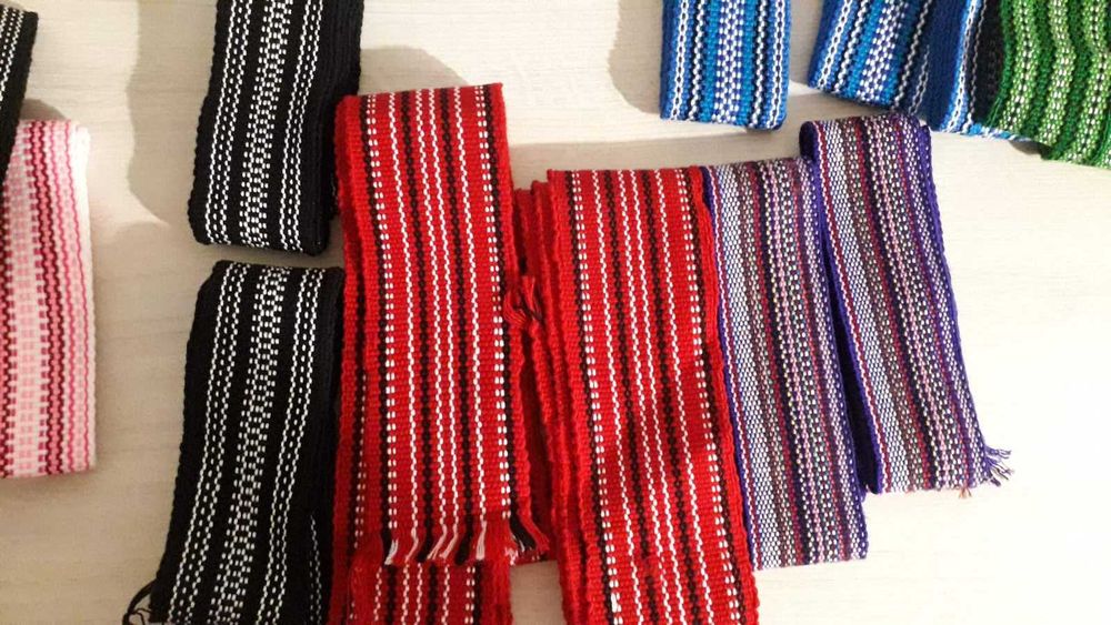 Крайка, Плетений пояс, Пояс косичка з китичками, Етно пояс