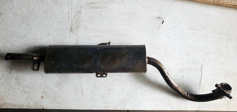 Продам вічний титановий глушак до Ваз 01-07. Задня частина.