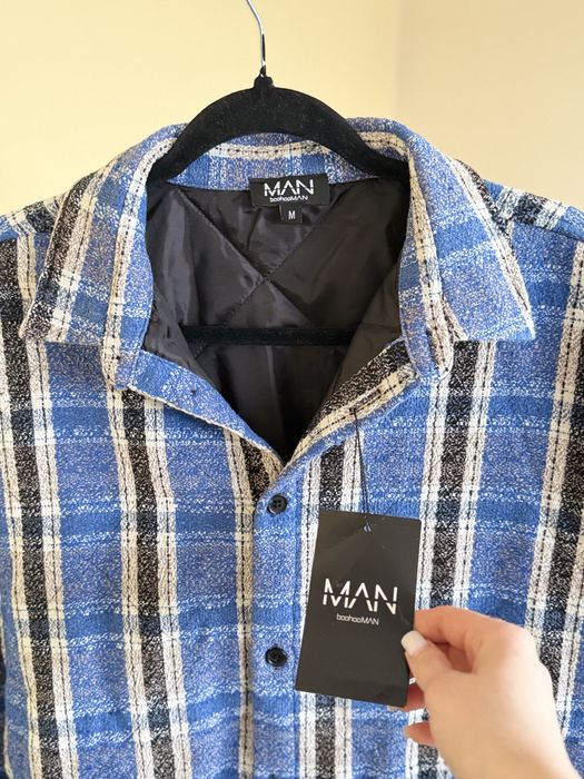 Kurtka koszulowa BoohooMAN, rozmiar M, Nowa z metką