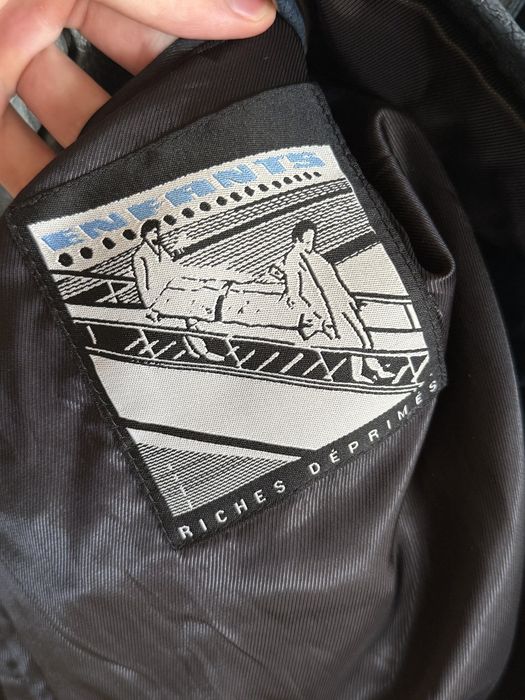 Enfants Riches Deprimes Blue Spanish Elegy Leather Jacket