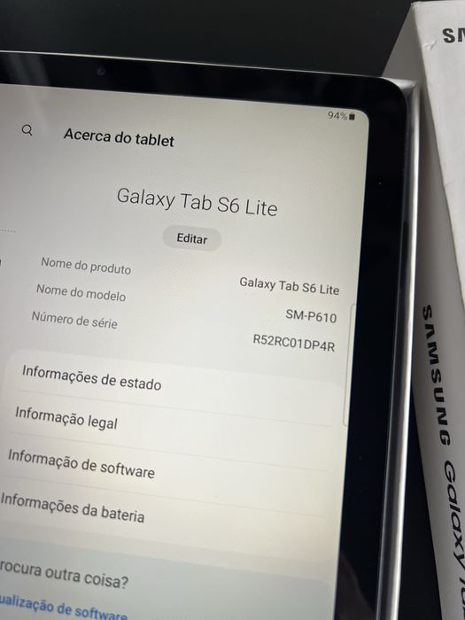 Samsung Tab S6 Lite - Novo