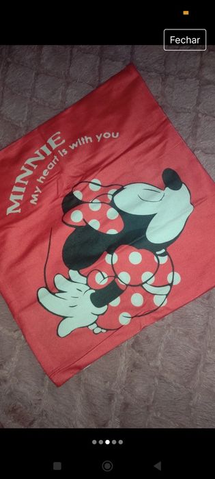 Forra fronha almofada NOVA disney minnie