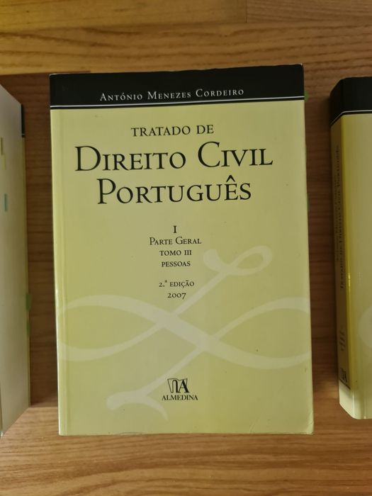 Tratado de Direito Civil - António Menezes Cordeiro - Tomo I, III, IV