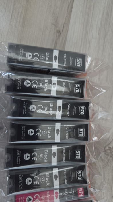 Tusze zamienniki do HP 570/571