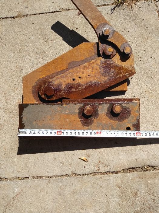 Электроножницы С - 424 РСФСР, ручные ножницы по металлу гильотина