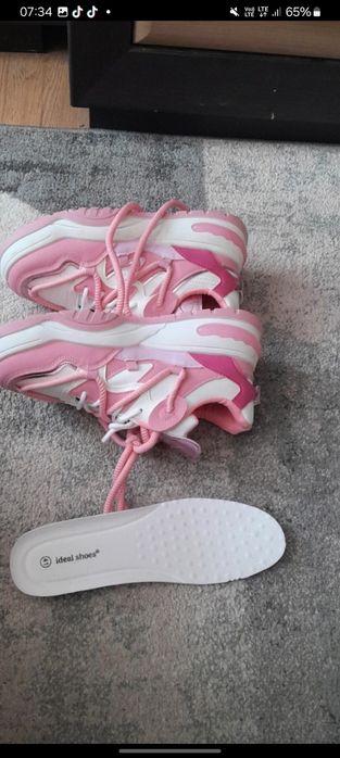 adidasy nowe różowo białe