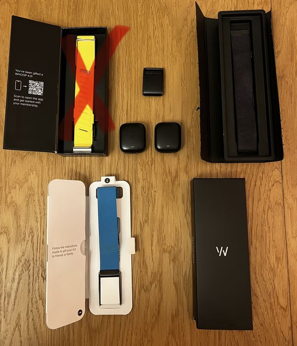 WHOOP 4.0 + 2x Battery Pack + 2 paski + Gift Kit | komplet | stan bardzo dobry