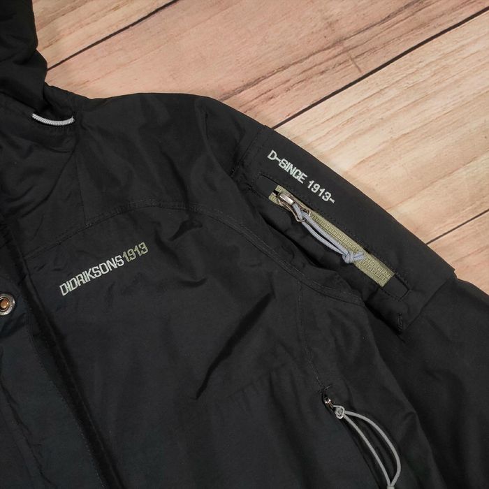 DIDRIKSONS Kurtka Parka Płaszcz Czarna Damska r.34