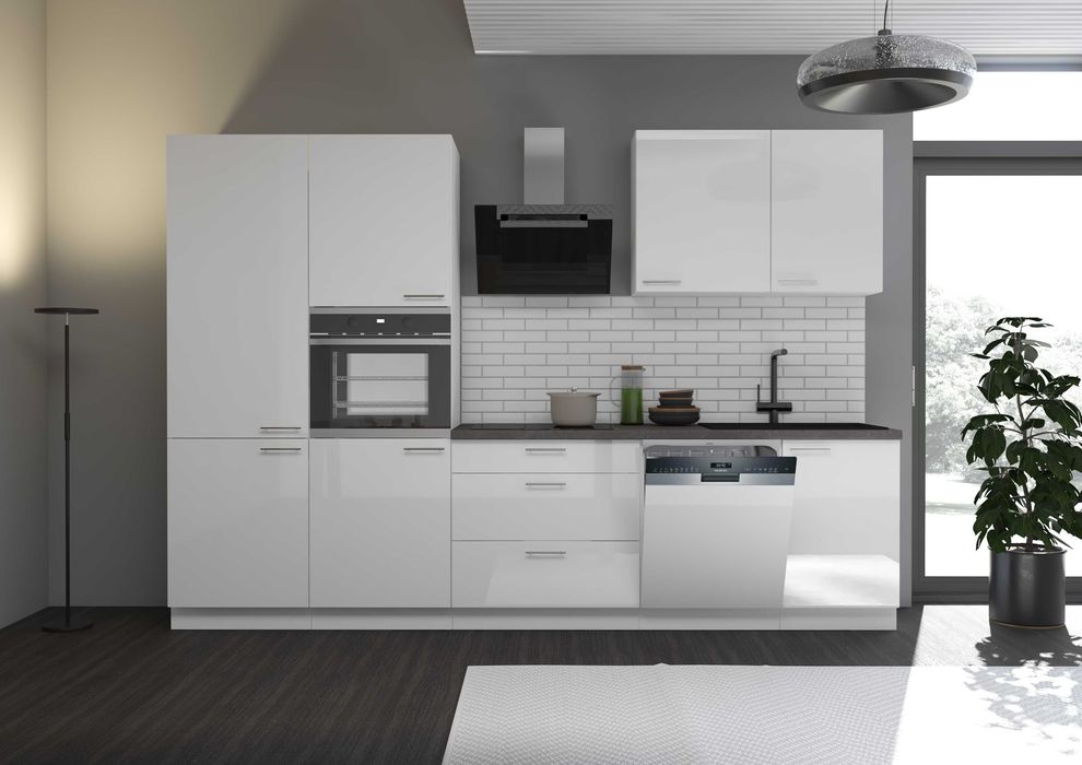 Zestaw mebli kuchennych kuchnia LAURA MDF połysk