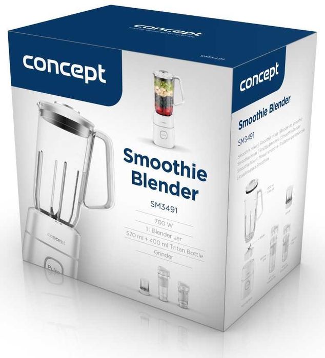 Blender kielichowy Concept SM3491  biały