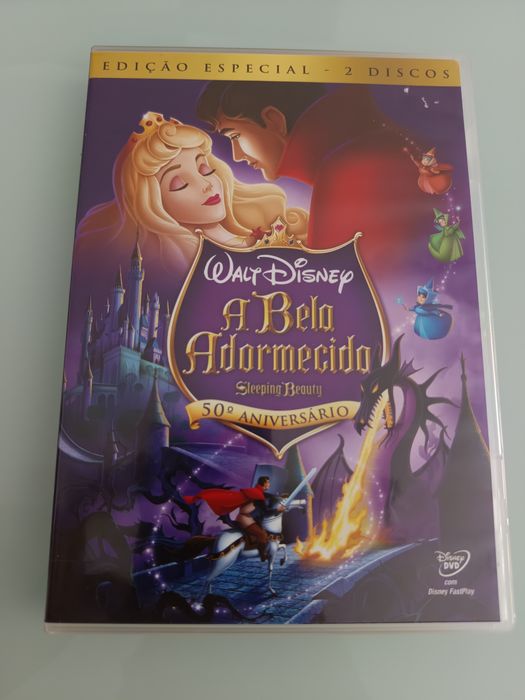DVD edição especial 2 DVDs Disney a bela adormecida