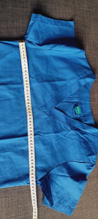 Scrubsy medyczne rozmiar S niebieski i granatowy