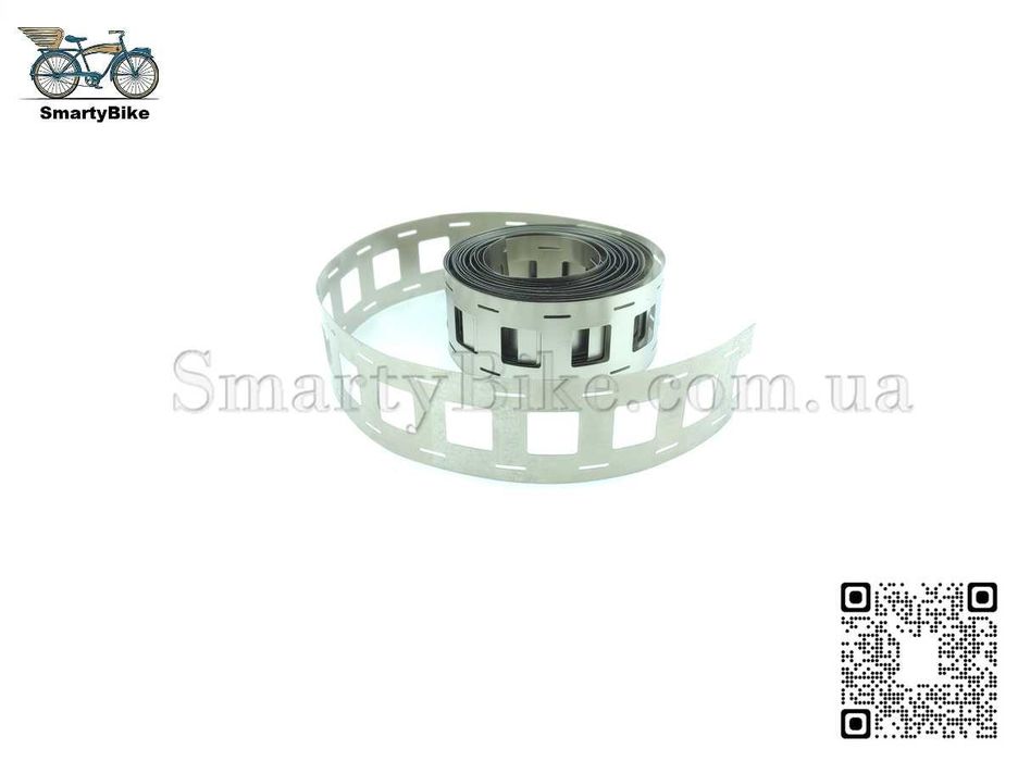 Стрічка з нікелевим покриттям для зварювання акумуляторів 8*0,15 (10м)